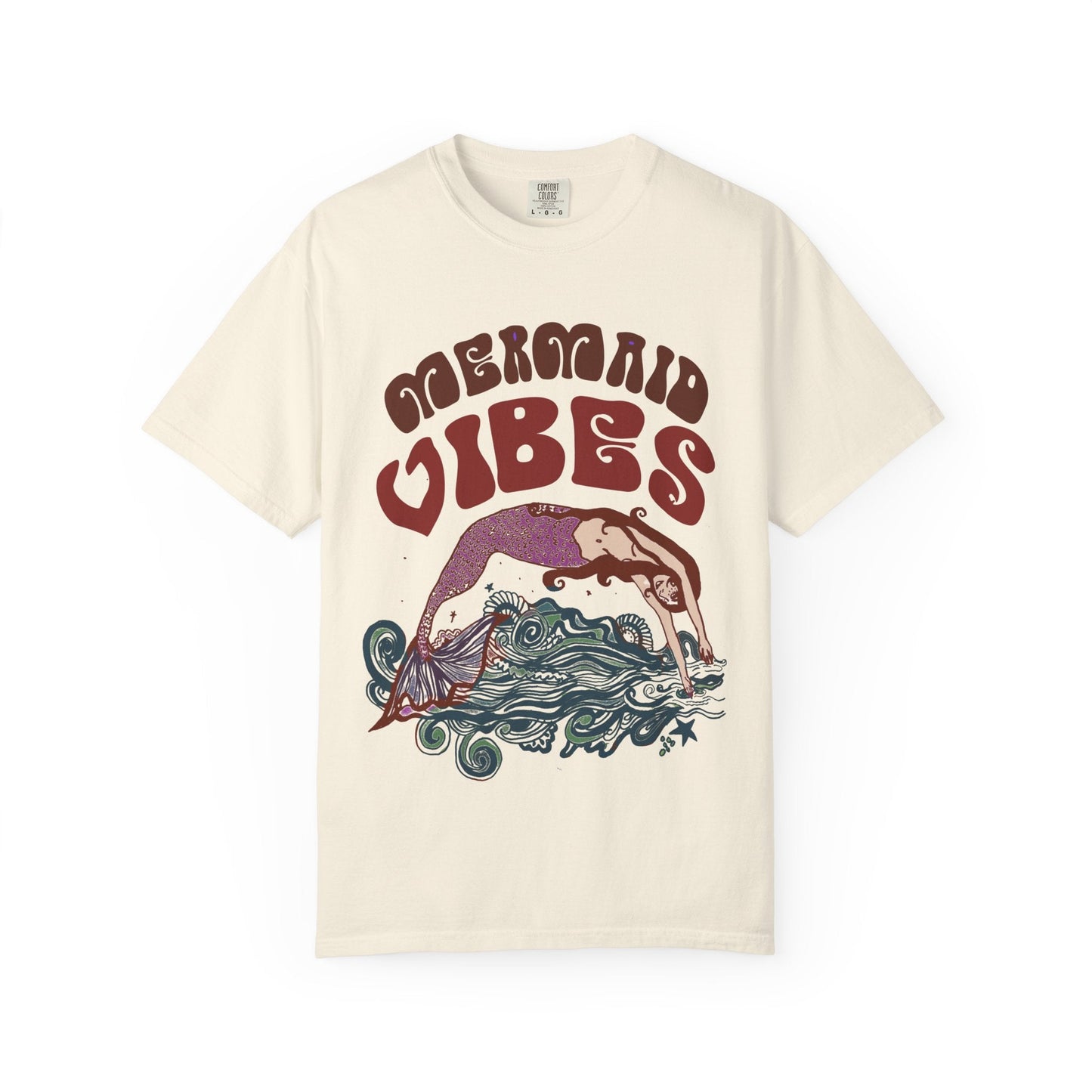 Mermaid Vibes Curvy Tee-2