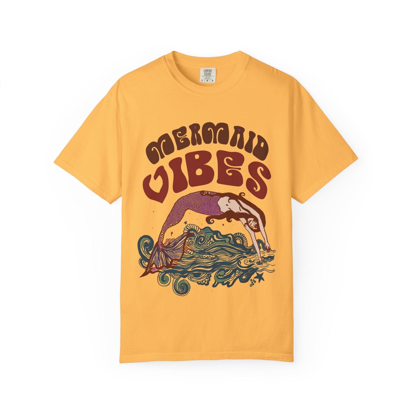 Mermaid Vibes Curvy Tee-4