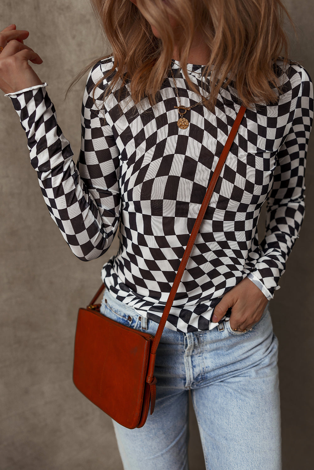Mesh Mischief Long Sleeve Top
