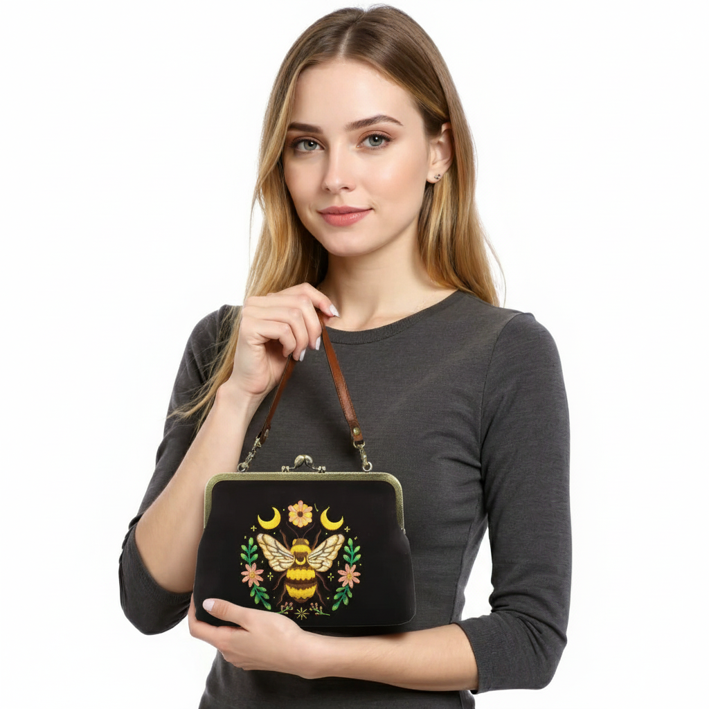 COMECO INC - Bee Kisslock Bag