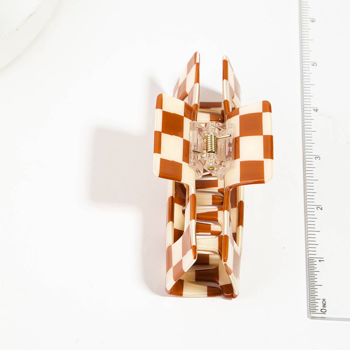 Fame Accessories - Checkered Hair Clip Set *COMING SOON*