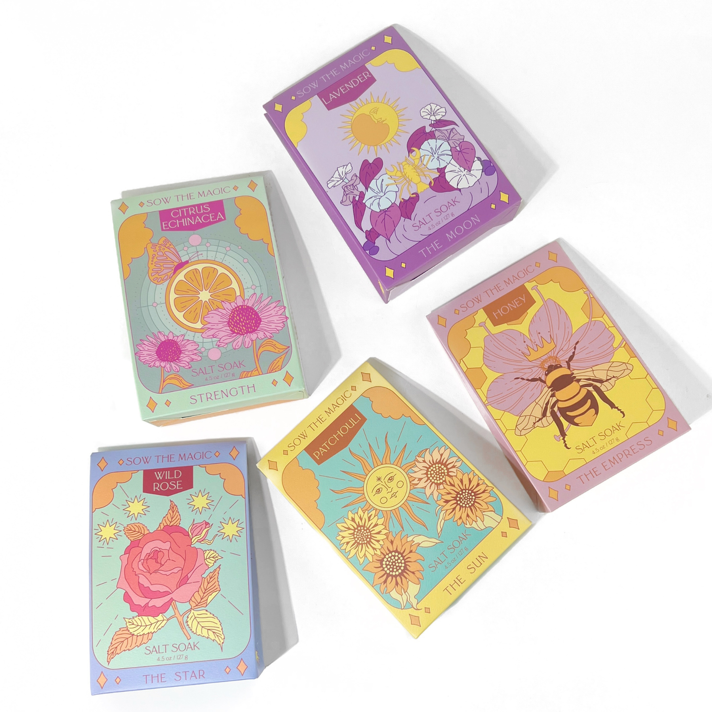 Sow the Magic - The Moon Salt Soak in Lavender