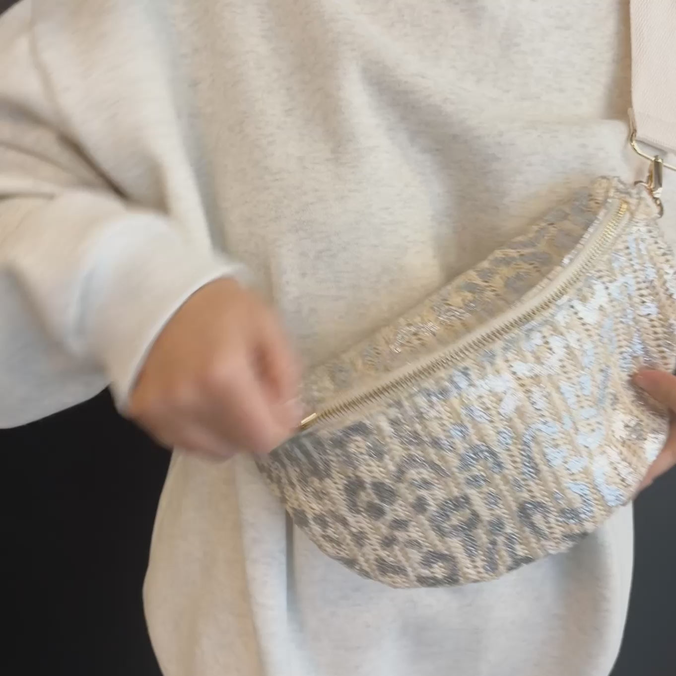 Cheetah Belt Sling Bag