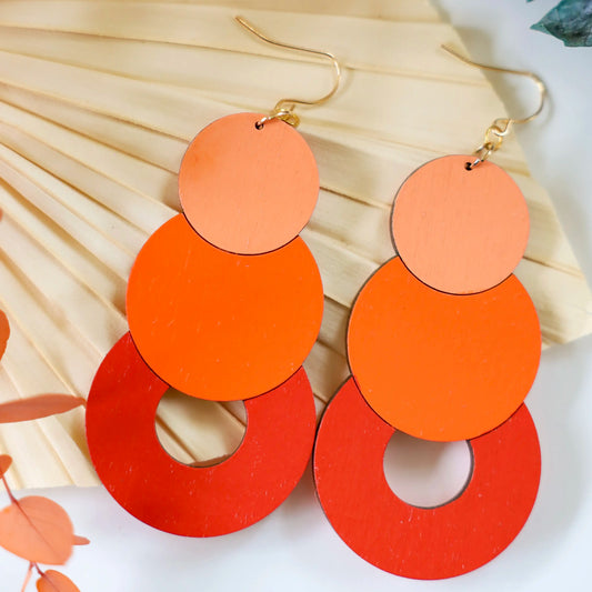 LE CHIC MIAMI - Jen Orange Dangles