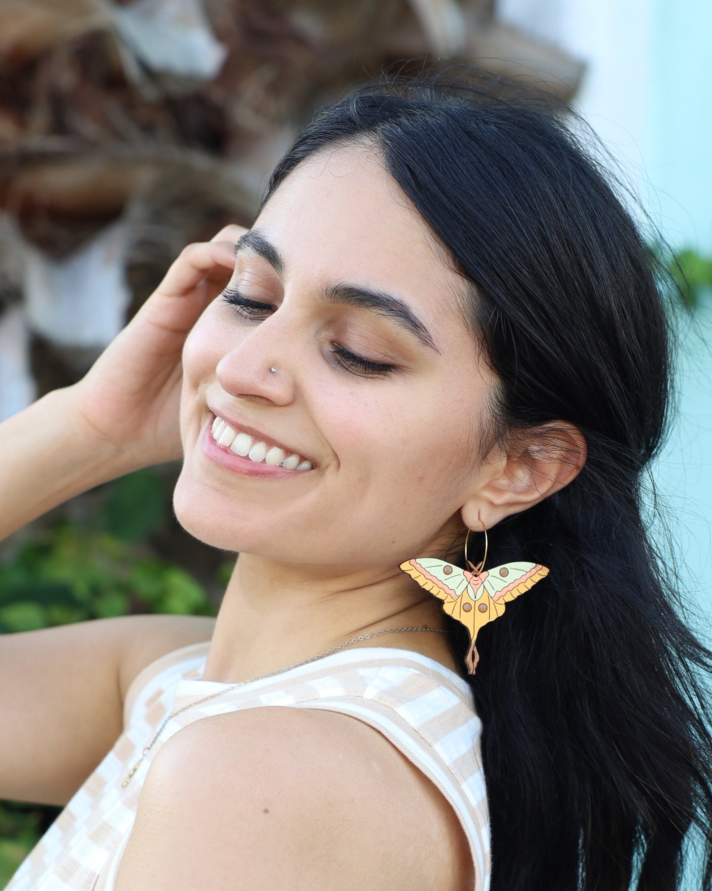 LE CHIC MIAMI - 70s Moth Hoops