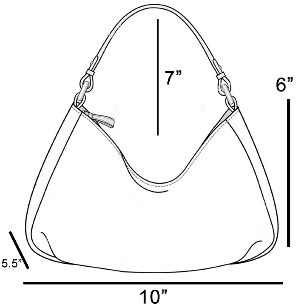 Fame Accessories - Leather And Studs Bucket Bag *COMING SOON*