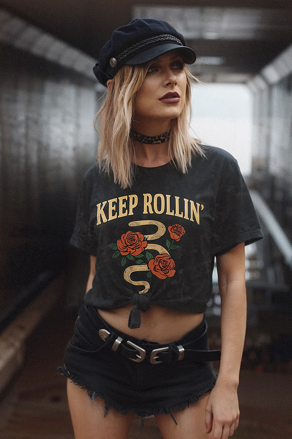 Keep Rollin’ Cloud Tee-1