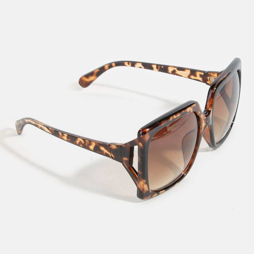 Fame - Thick Tortoise Frame Square Sunglasses *COMING SOON*