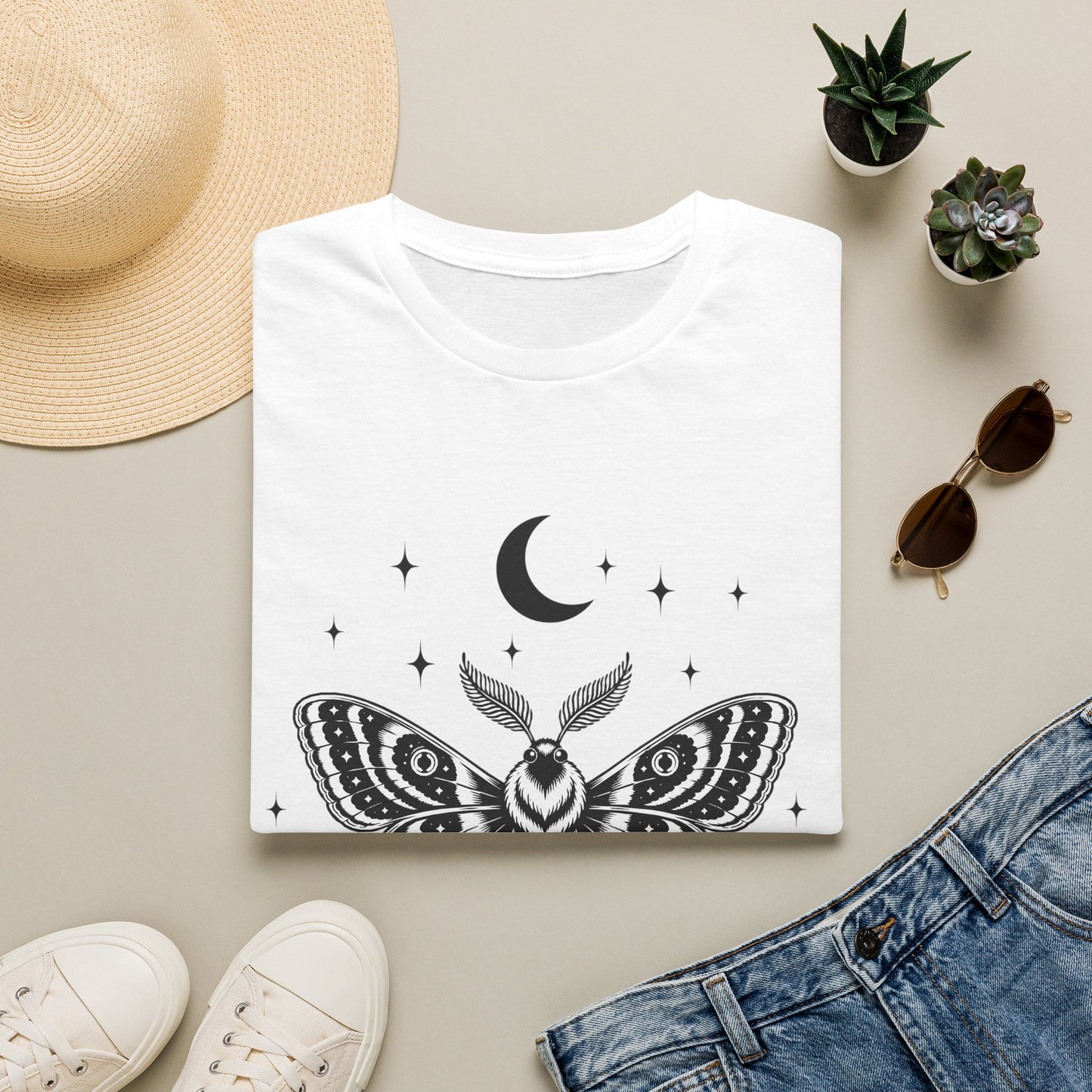 Velvet Moth Unisex Softstyle T-Shirt - Bohemian Aesthetic Apparel