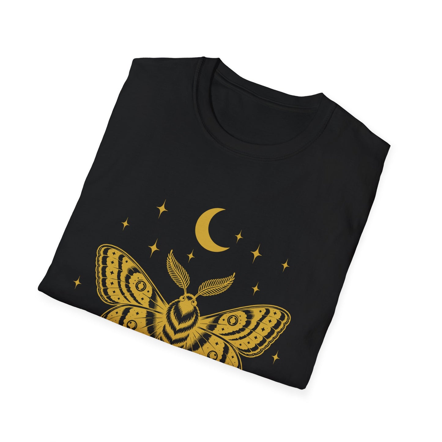 Velvet Moth Unisex Softstyle T-Shirt - Bohemian Aesthetic Apparel
