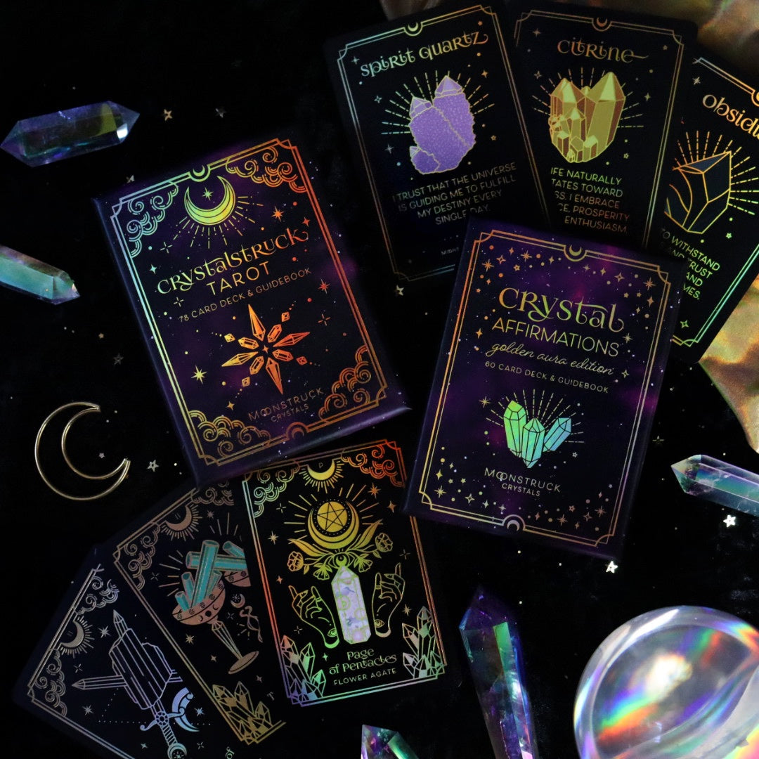 Gold Crystal Affirmations© Golden Aura Edition Card Deck