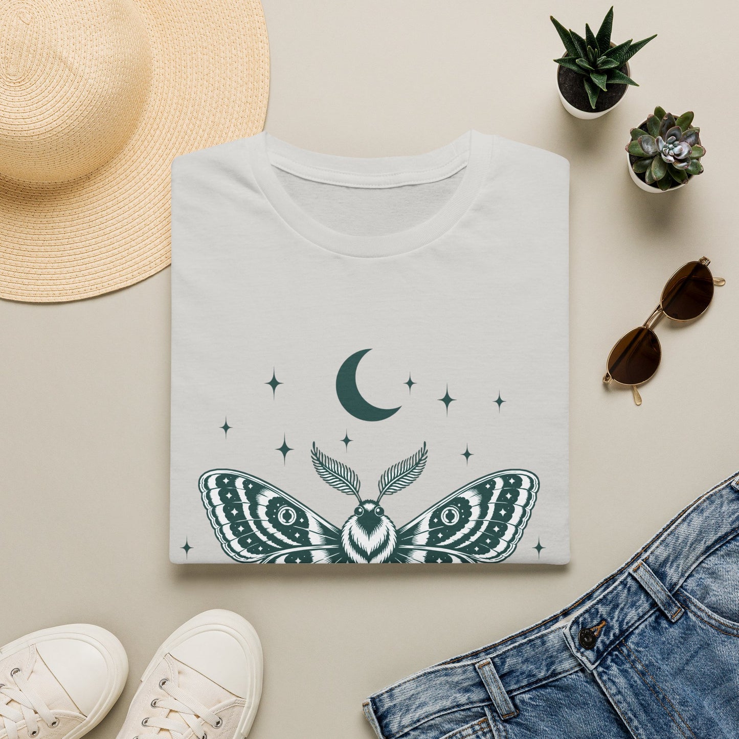 Velvet Moth Unisex Softstyle T-Shirt - Bohemian Aesthetic Apparel