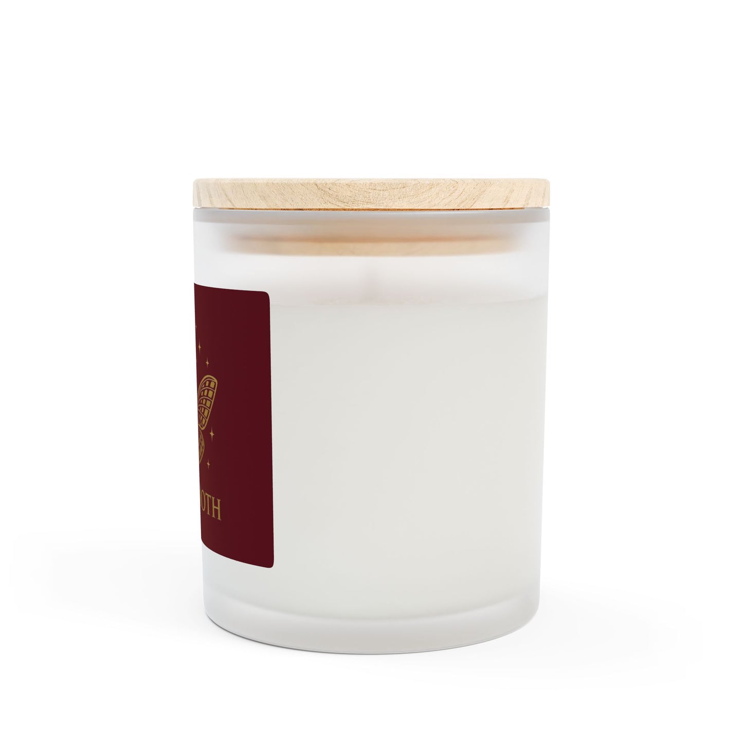 Frosted Glass Candle, 11oz