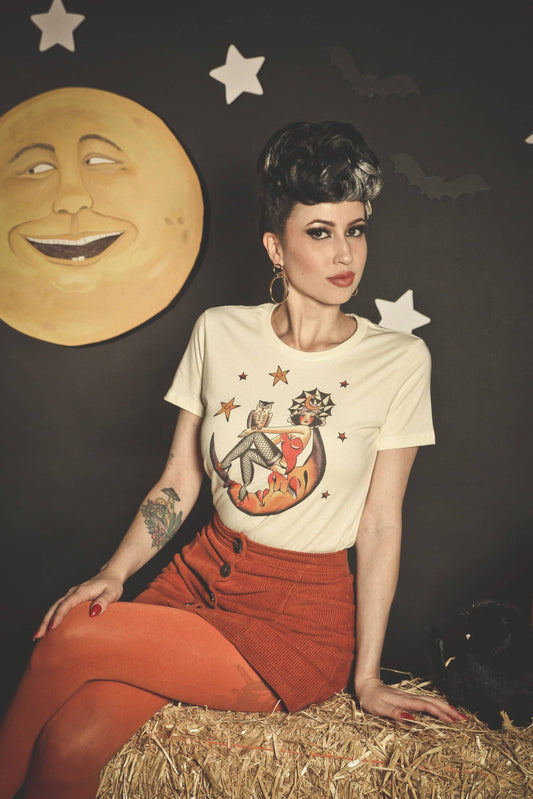Here Comes the Night Fitted Tee