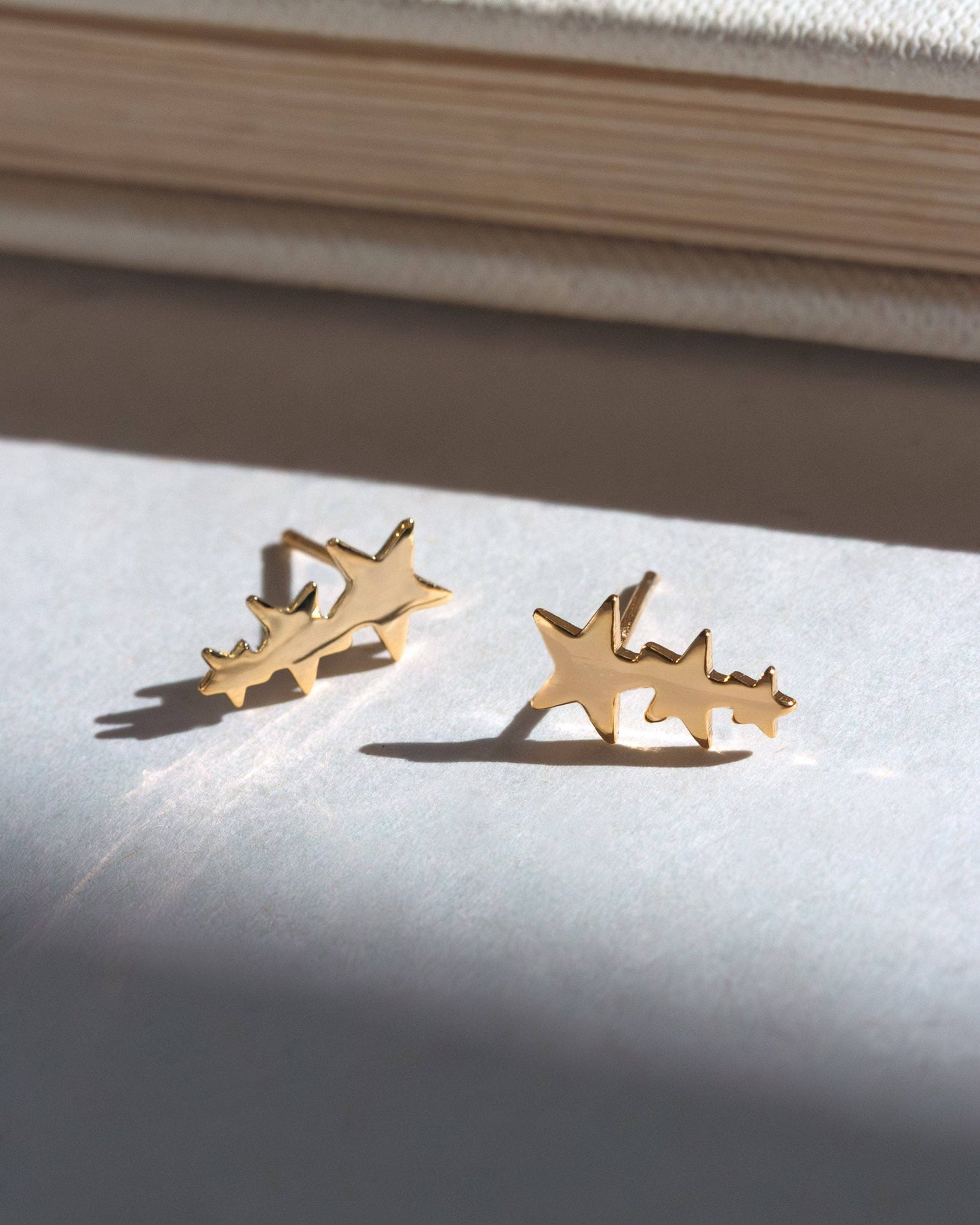 Luna Norte - Three Wishes Climber Post Earrings