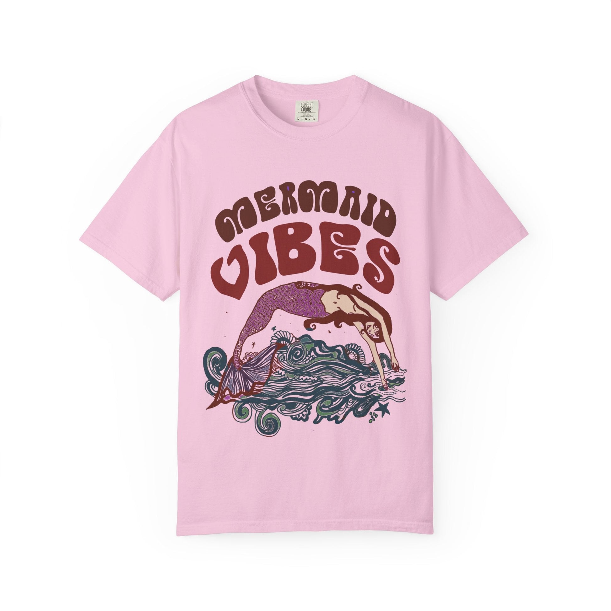 Mermaid Vibes Curvy Tee-5