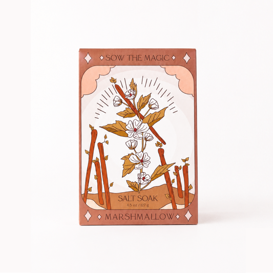 Sow the Magic - Marshmallow Tarot Salt Soak