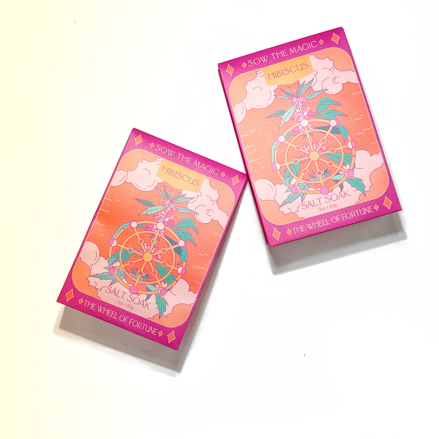 Sow the Magic - The Wheel of Fortune Salt Soak in Hibiscus