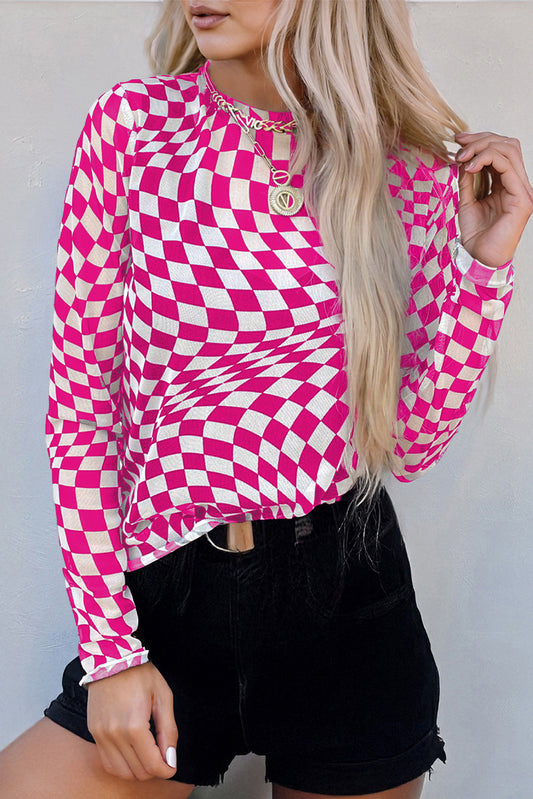 Mesh Mischief Long Sleeve Top