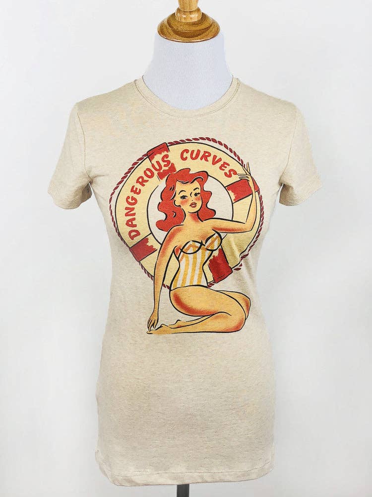 Dangerous curves Fitted Tee