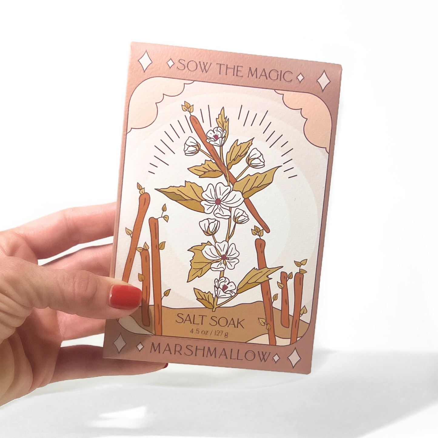 Sow the Magic - Marshmallow Tarot Salt Soak
