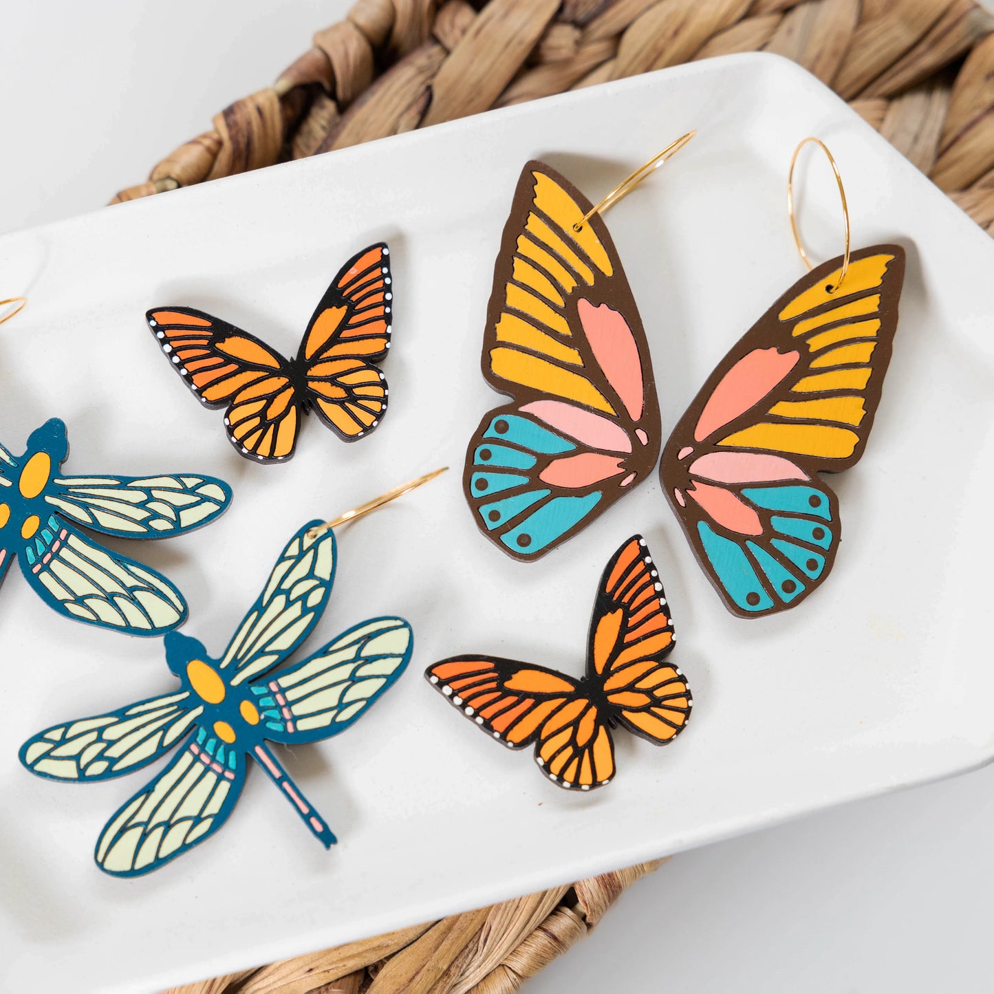 LE CHIC MIAMI - 70s Butterfly Hoops
