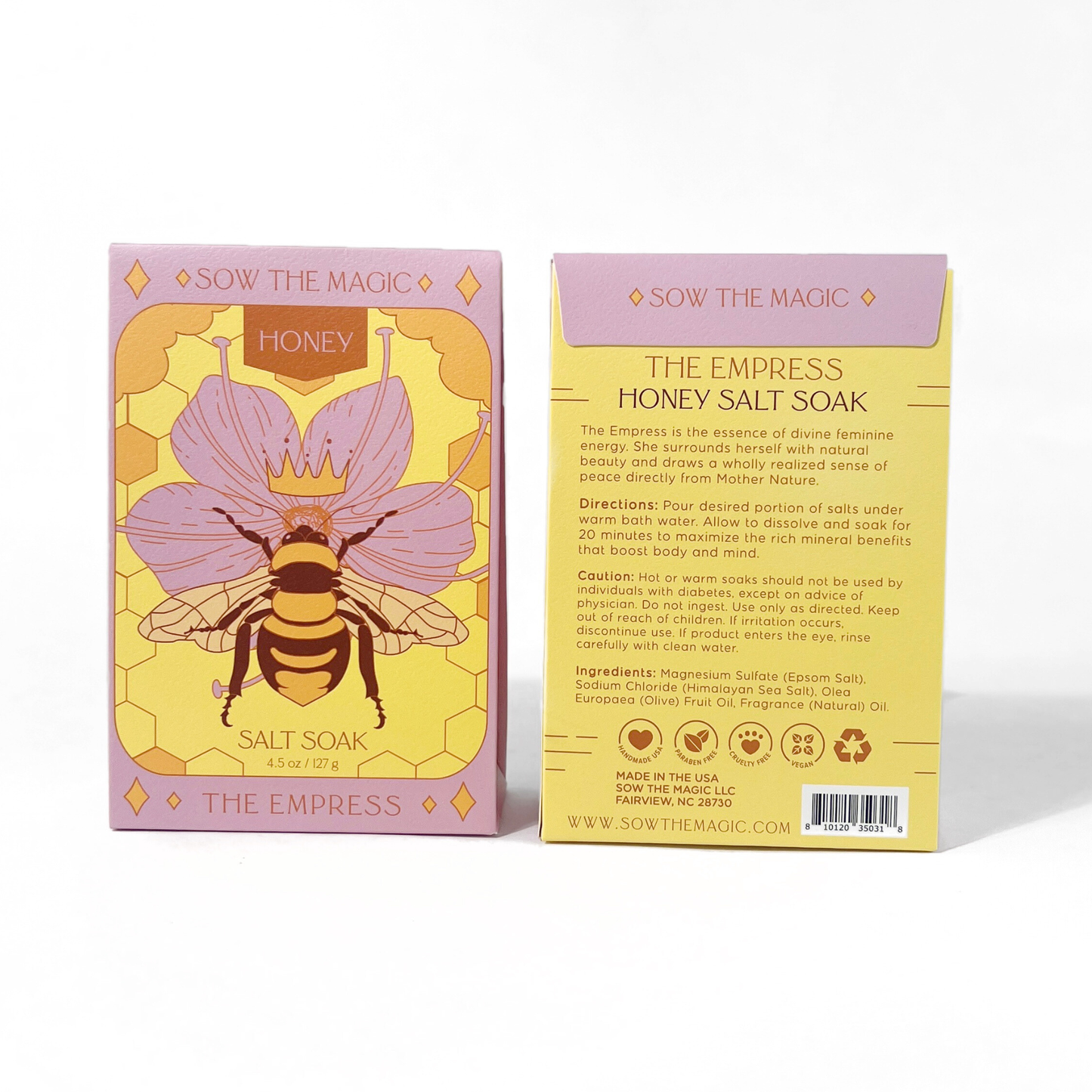 Sow the Magic - The Empress Bee Salt Soak in Honey
