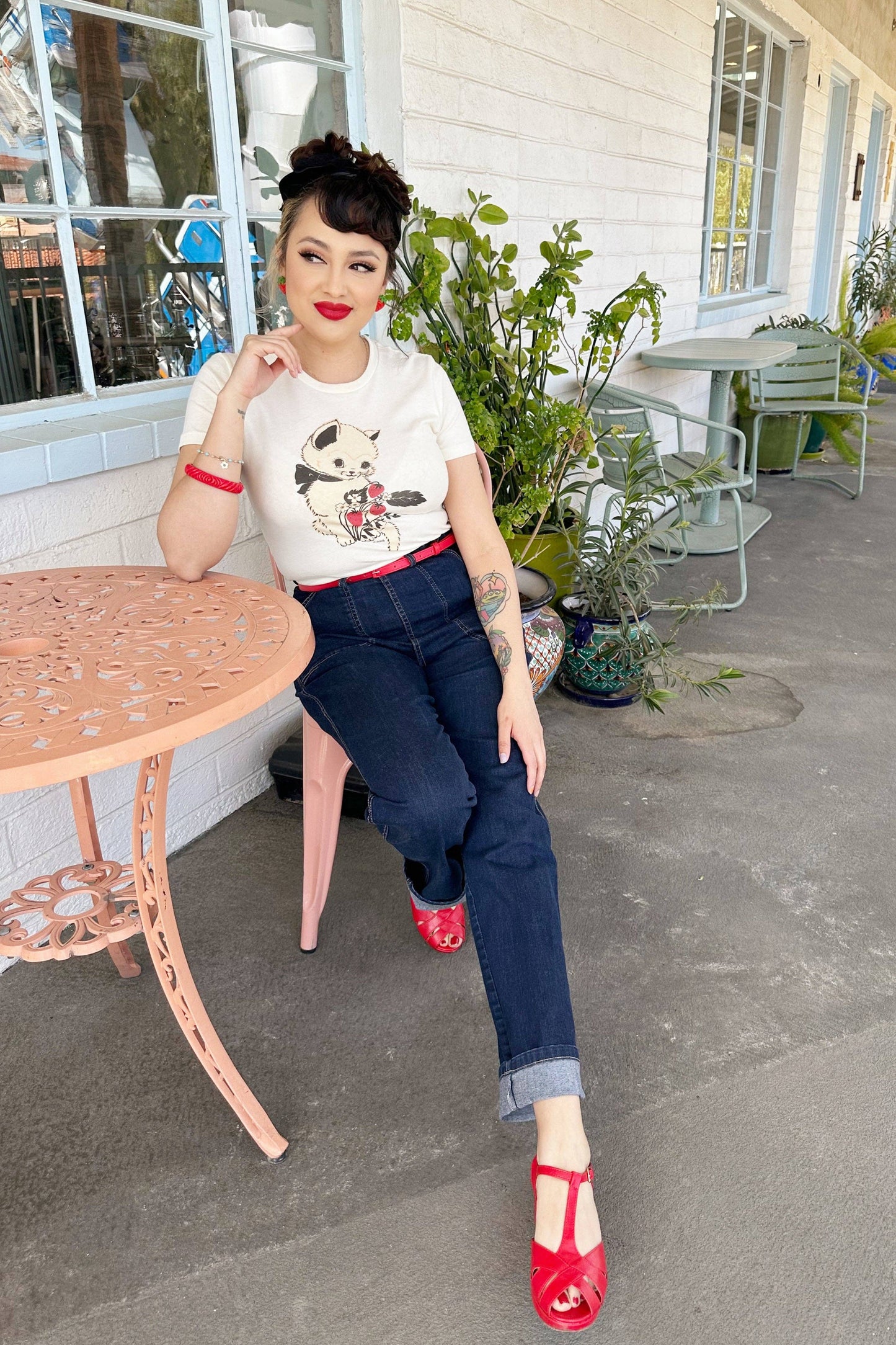 Strawberry Fields Forever Fitted Tee