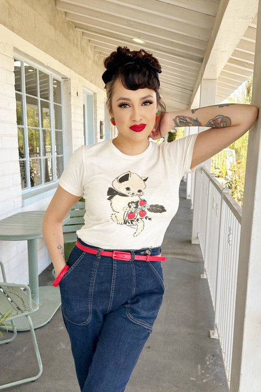Strawberry Fields Forever Fitted Tee