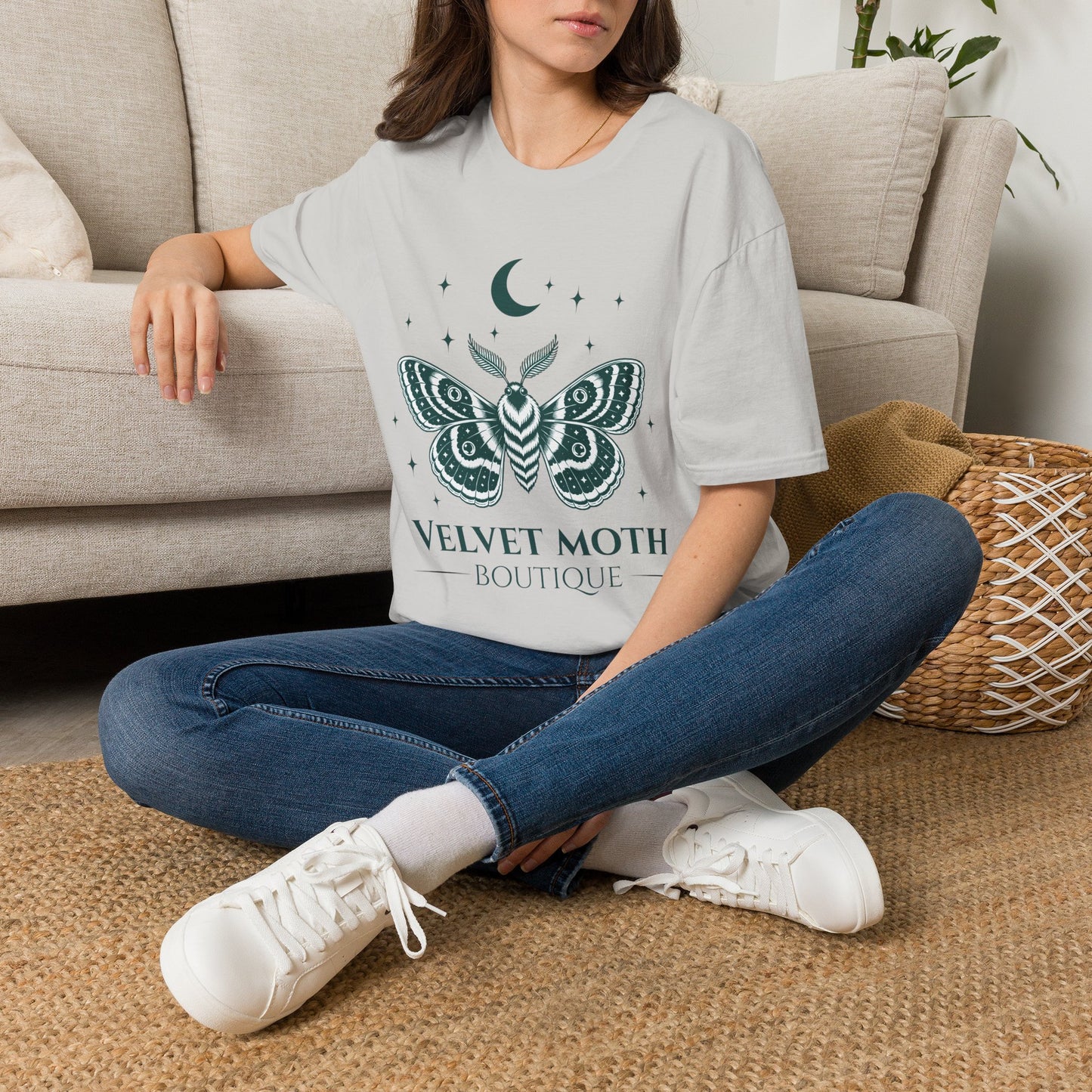 Velvet Moth Unisex Softstyle T-Shirt - Bohemian Aesthetic Apparel
