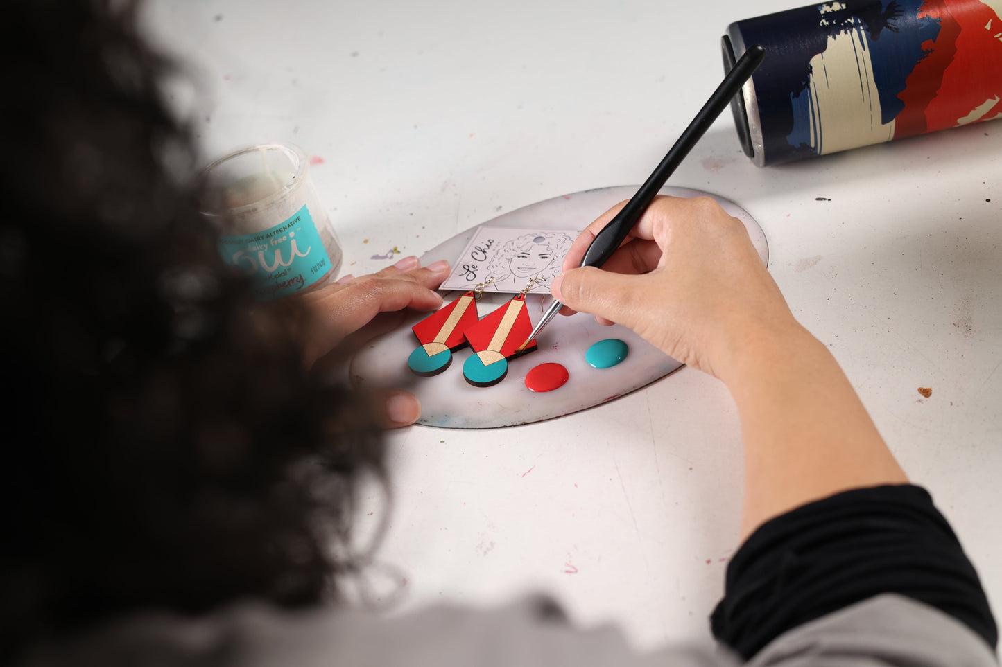 Primary Art Deco Earrings