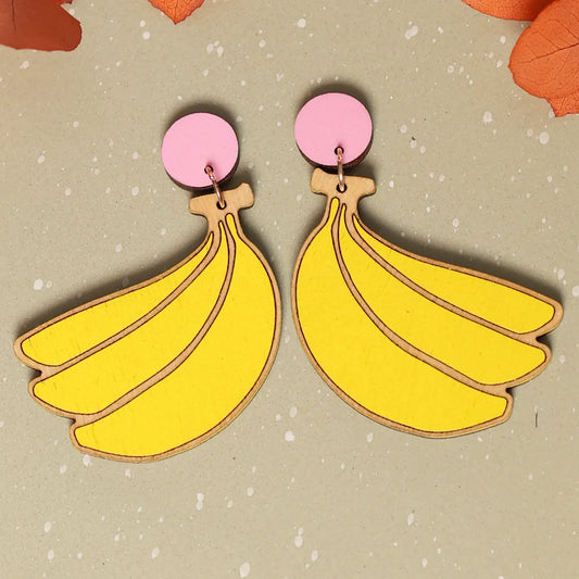 Banana Stud Dangles