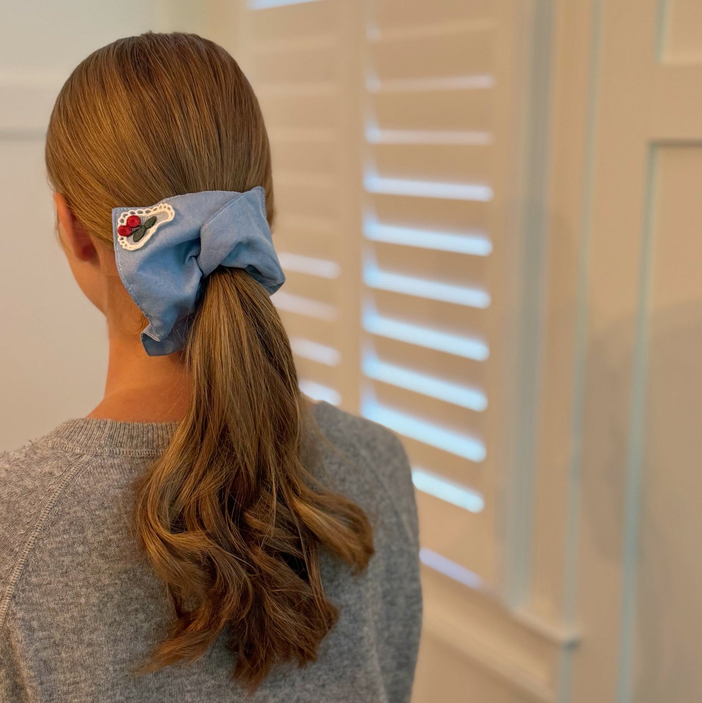 Love And Cherry Square Hair Scrunch Set Of 2-3