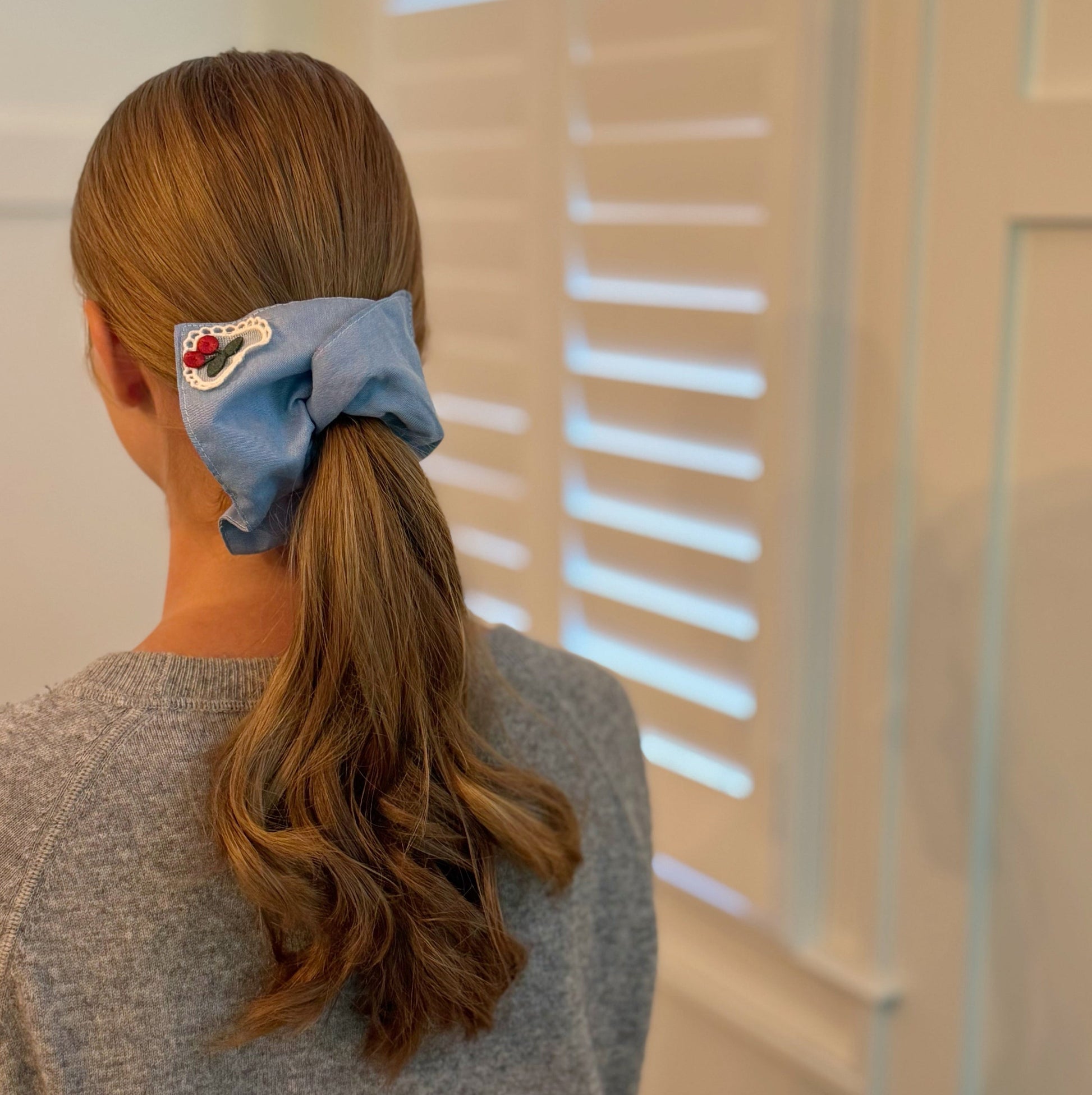 Love And Cherry Square Hair Scrunch Set Of 2-3