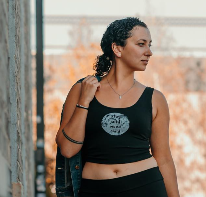 Soul Flower Stay Wild Crop Tank