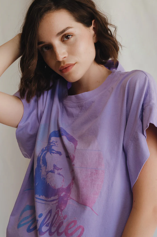 Willie Nelson Purple Sky Tee