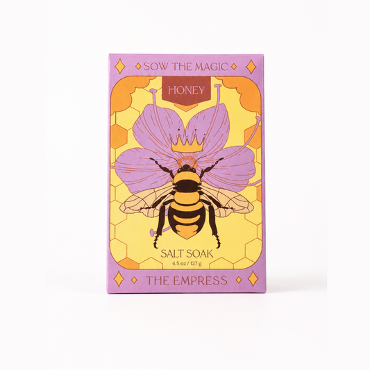 Sow the Magic - The Empress Bee Salt Soak in Honey