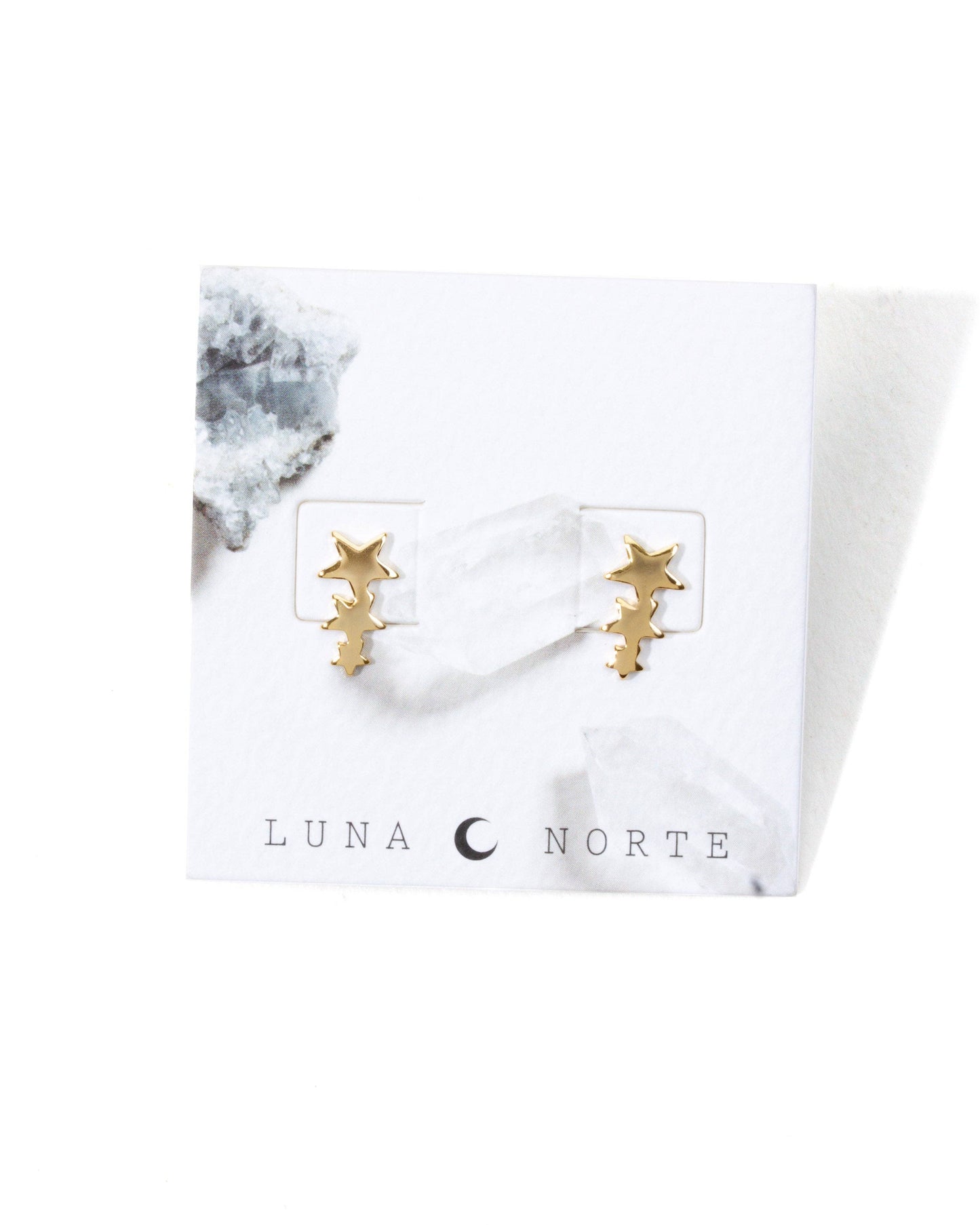 Luna Norte - Three Wishes Climber Post Earrings