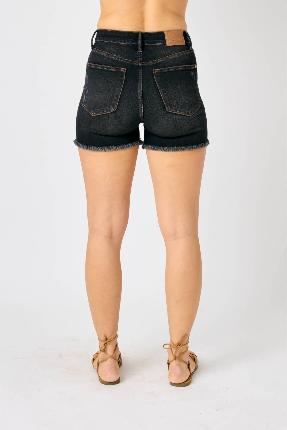 Judy Blue - Tummy Control Fray Hem Shorts