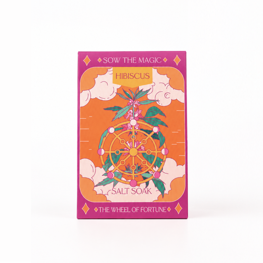 Sow the Magic - The Wheel of Fortune Salt Soak in Hibiscus
