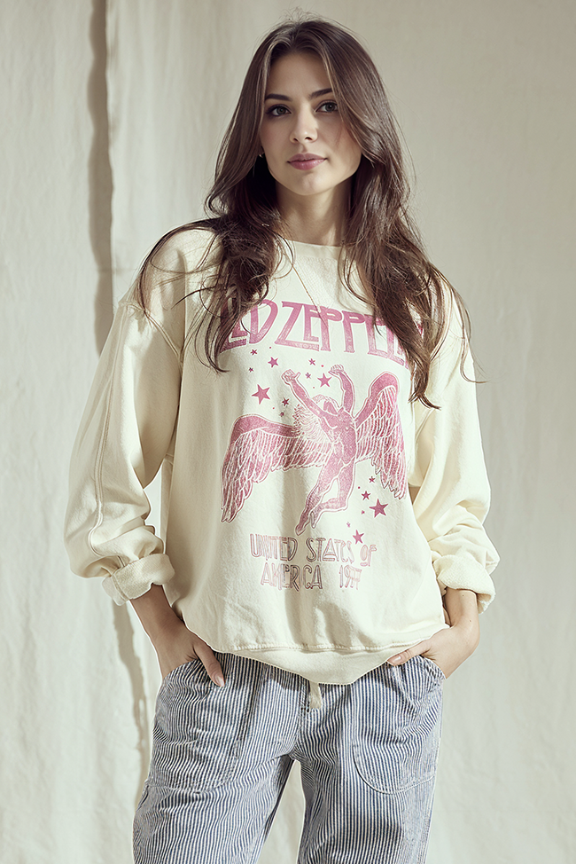 Led Zeppelin 1977 Star Struck Sweatshirt
